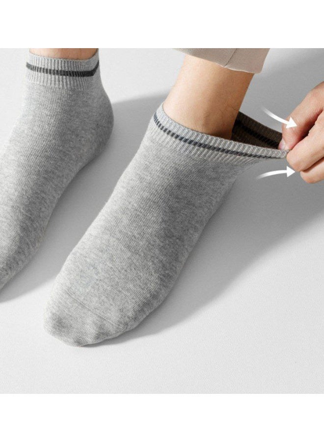 Trendora Cotton Blend Ankle Socks, Mixed Colors, Regular Size, 5 Pairs With 1 Gift, Casual Wear, Machine Washable - Image 3